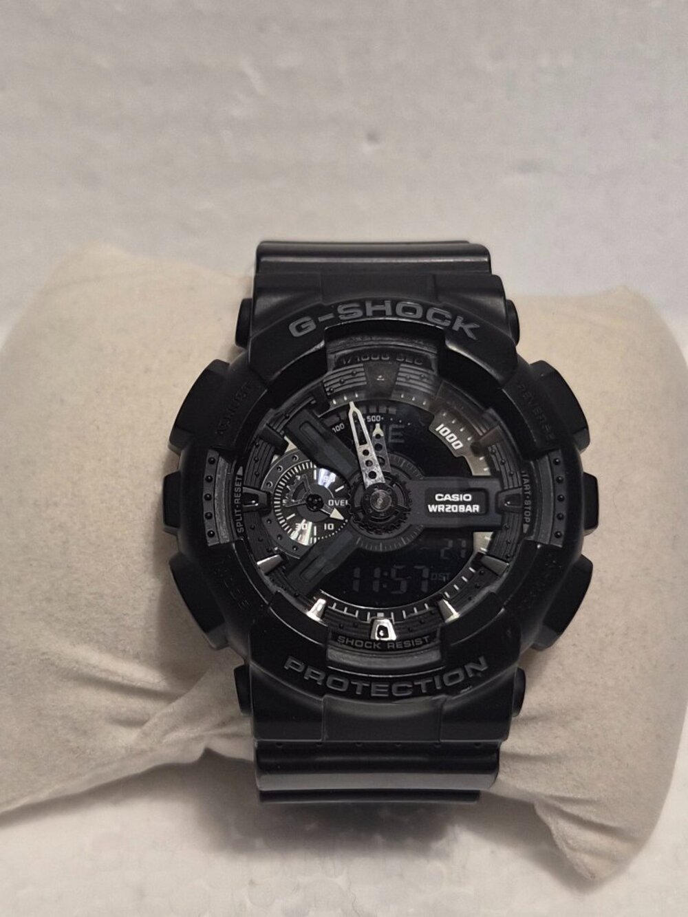 Casio G Shock Black analog and digital